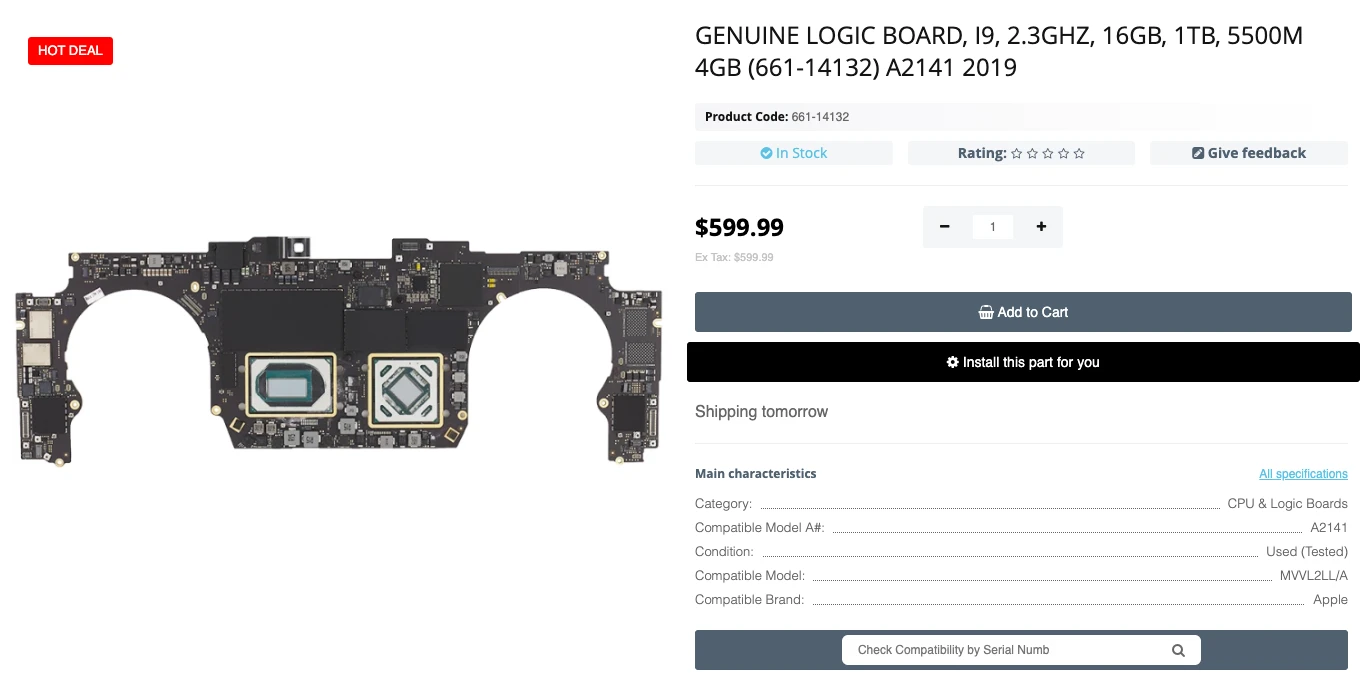 Step 1 - MacBook Logic Board Failure after Replacement: Main Causes
