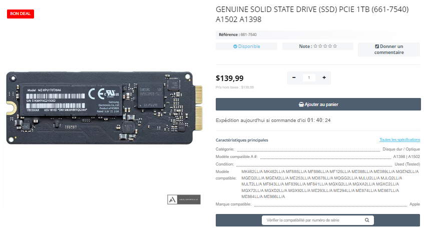 Comment remplacer un SSD dans un MacBook Pro 15 Retina Display mi 2015 - TechToro 1 Step 1 - Comment remplacer un SSD dans un MacBook Pro 15 Retina Display mi 2015