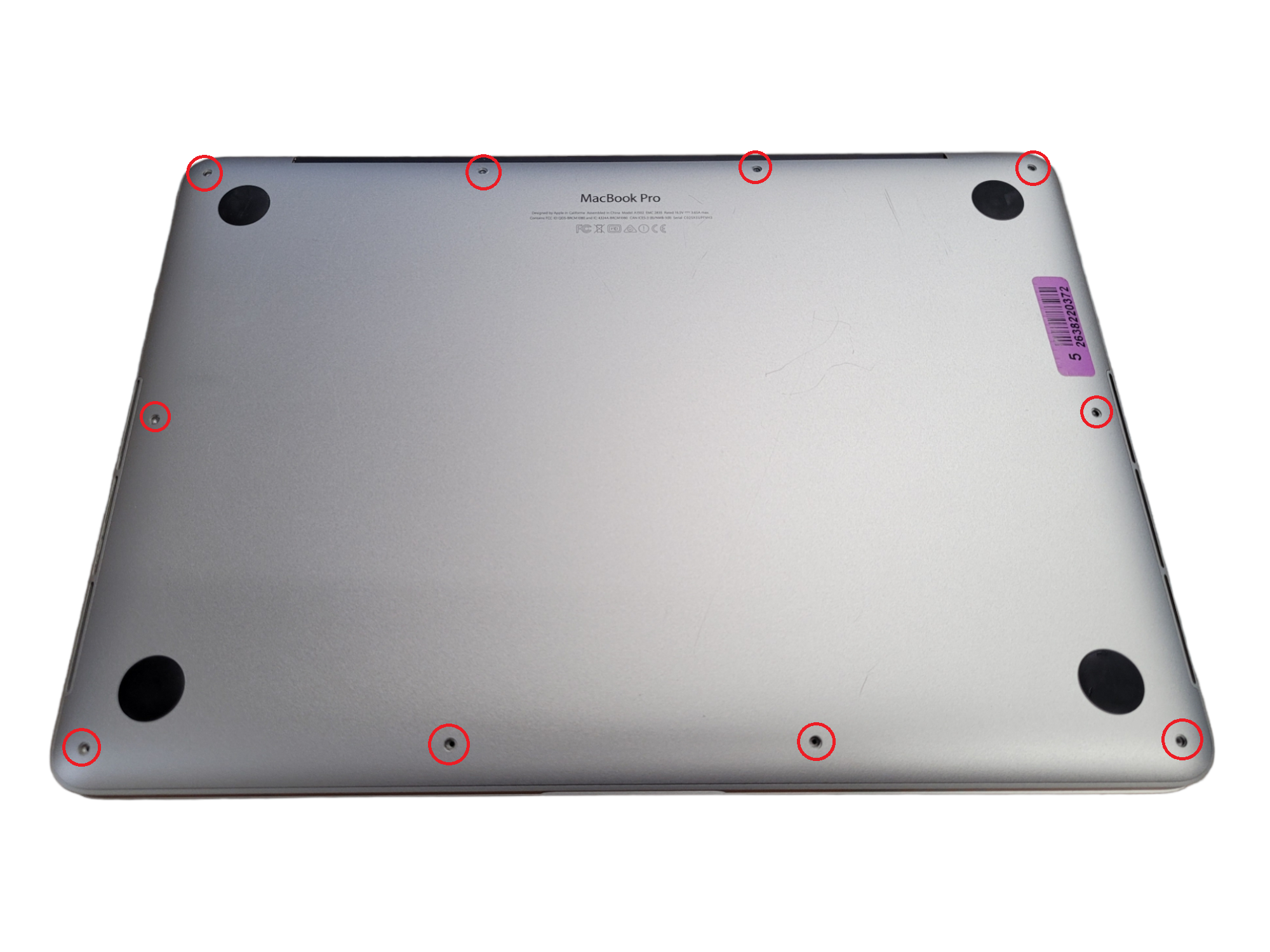 Step 2 - How to replace a keyboard on a MacBook Pro: tutorial for 13 inch A1502
