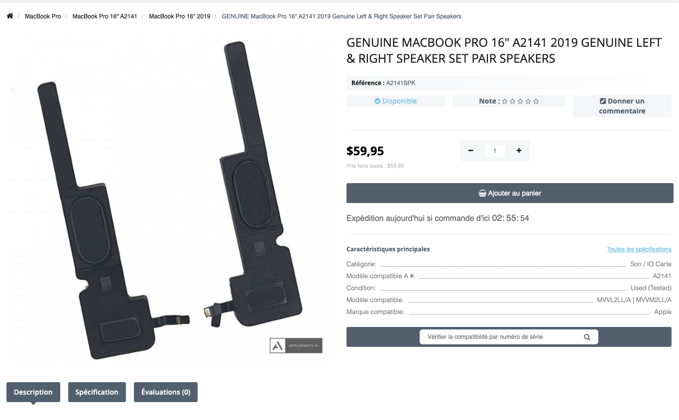 Step 9 - Plus de son MacBook: comment y remédier